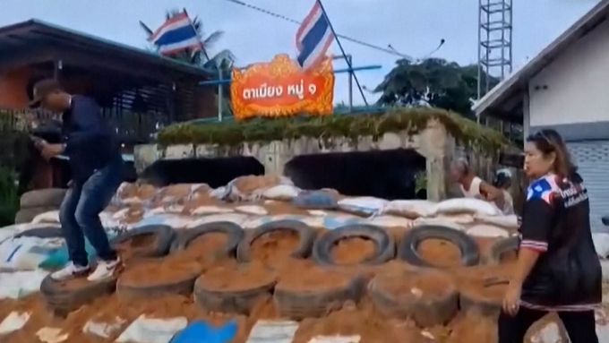 Boje na hranicích mezi Thajskem a Kambodžou se stupňují