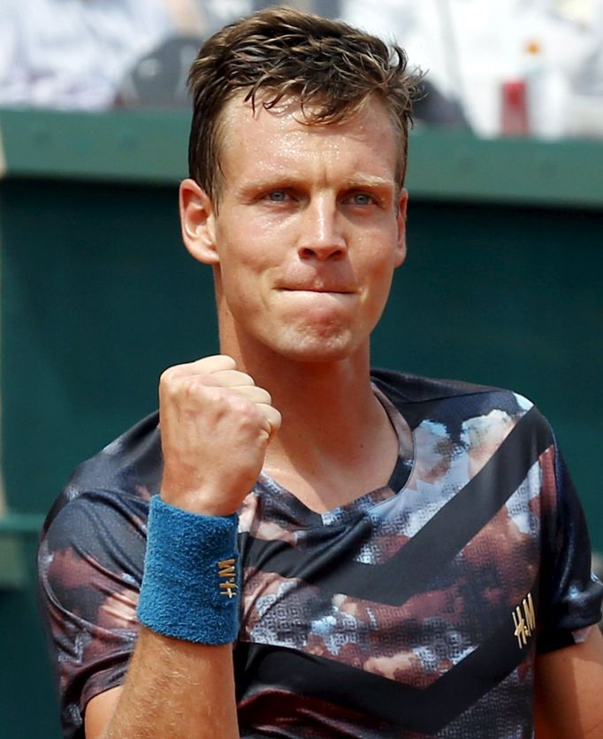 Tomáš Berdych v semifinále turnaje v Monte Carlu