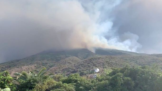 Sopka Stromboli se probudila k životu.