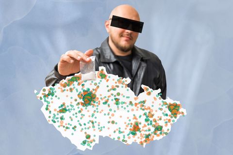 Česko jako ráj "perníku a trávy". Mapa ukazuje, kde policie objevila varny a pěstírny