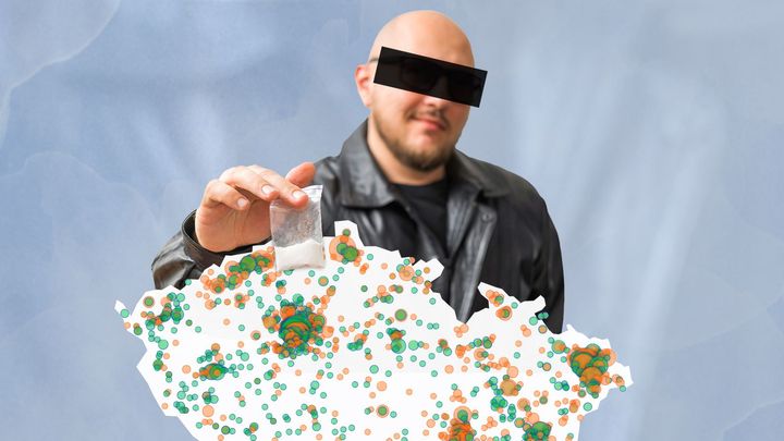 Česko jako ráj "perníku a trávy". Mapa ukazuje, kde policie objevila varny a pěstírny