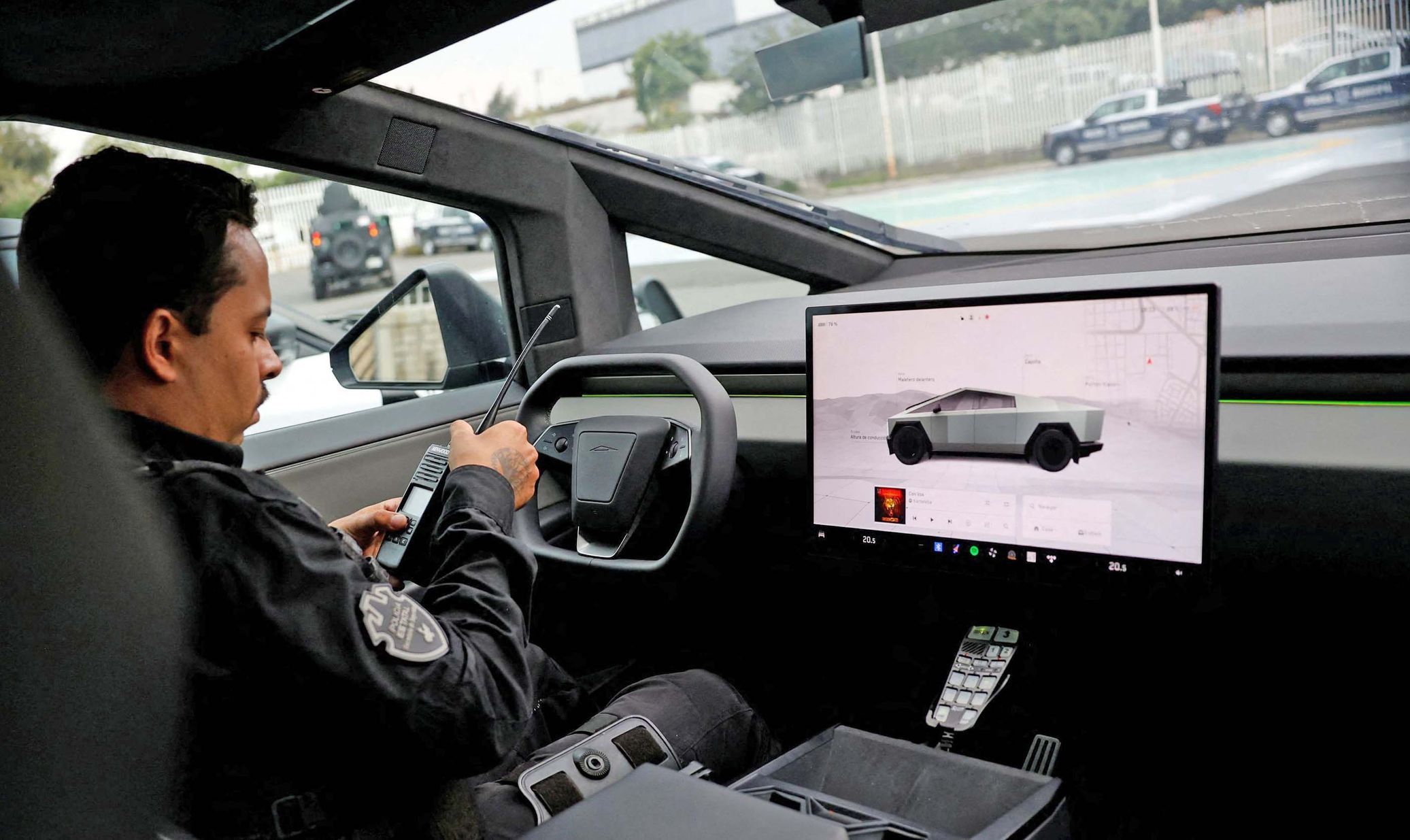 Mexiko, policie, Cybertruck, Tesla