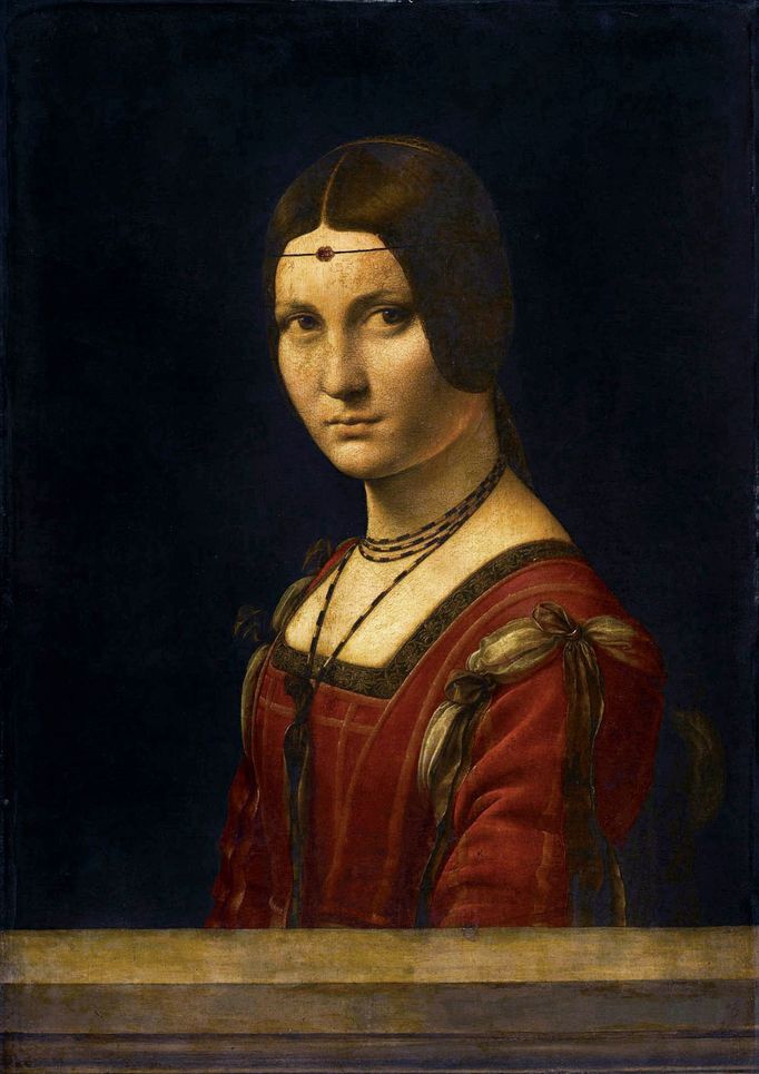 Leonardo da Vinci: La Belle Ferronière, 1495 až 1499.