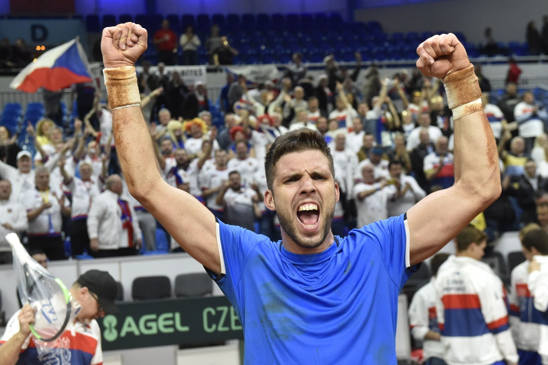 Kvalifikace Davis Cupu 2020, Slovensko - Česko: Jiří Veselý slaví rozhodující výhru nad Andrejem Martinem
