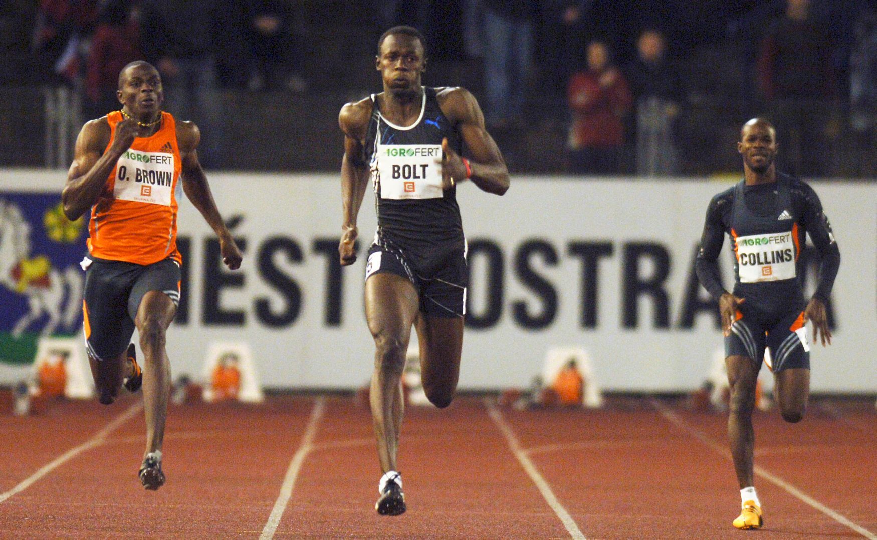 Usain Bolt na Zlaté tretře (2006)
