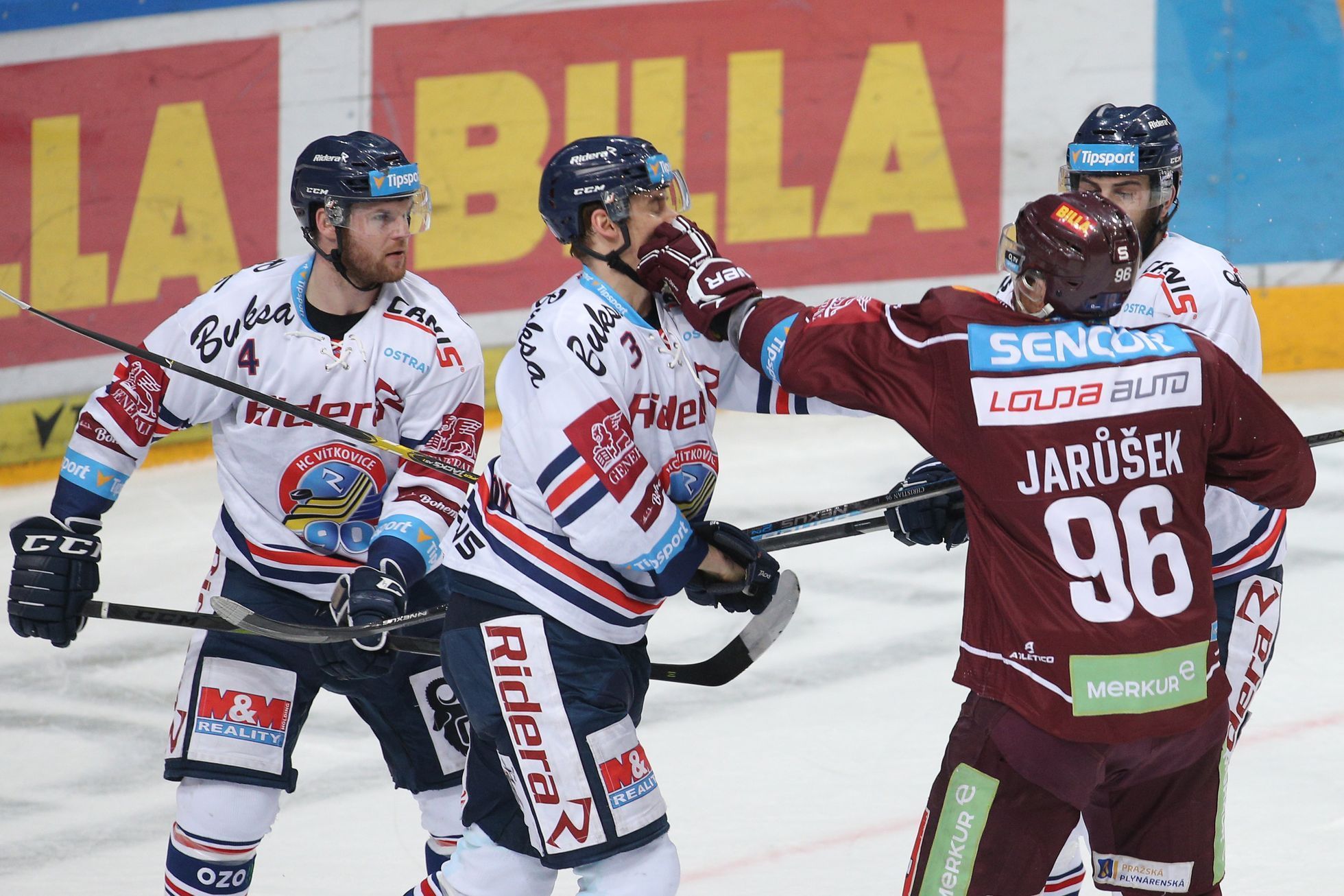 Extraliga 2018/19, předkolo play off, HC Sparta Praha - HC Vítkovice Ridera