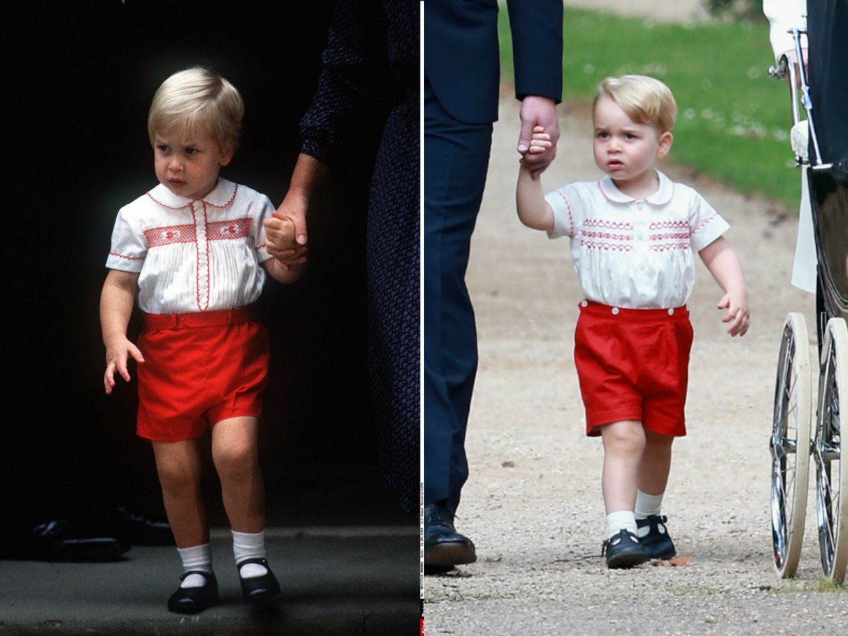 Princ George Princ William - Koláž