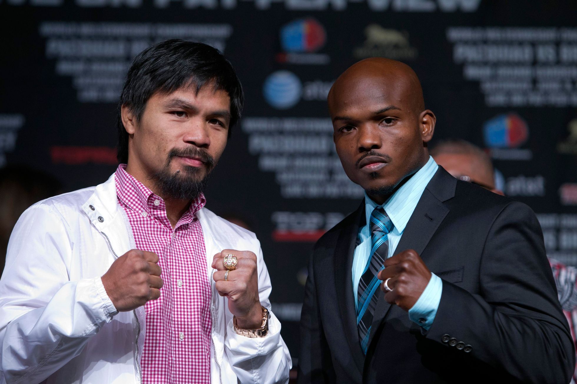 Před boxerskou show Manny Pacquiao - Timothy Bradley