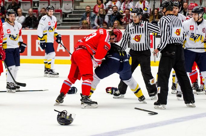 LM, Třinec-HV71: Jiří Polanský - Chris Abbott