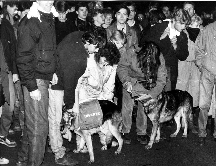 Demonstrace "Chceme čistý vzduch", Teplice, listopad 1989
