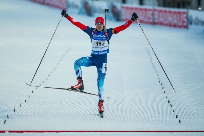 Biatlon v NMNM: Závod smíšených dvojic: Alexej Volkov