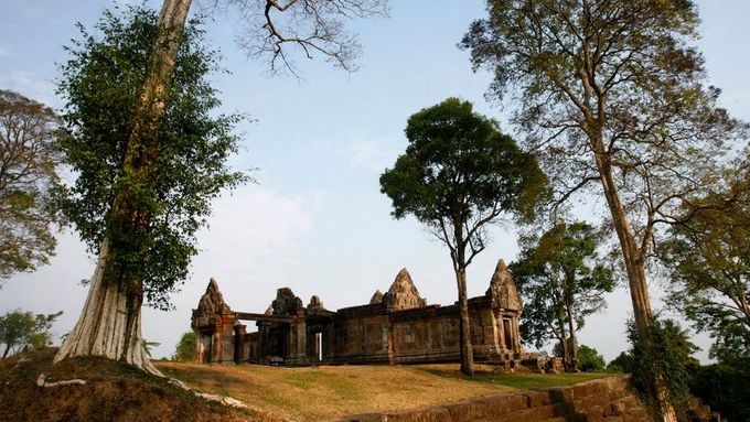 Chrám Preah Vihear byl podle Kambodži v bojích silně poškozen
