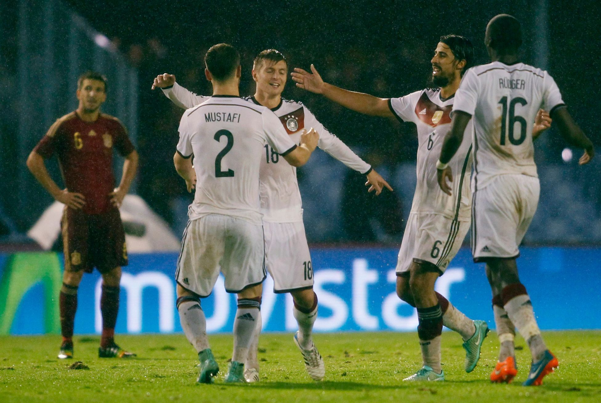 Přátelský zápas Španělsko - Německo (Toni Kroos)