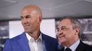 Zinedine Zidane a Florentino Perez