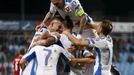 Kvalifikace o Euro 2016: radost fotbalistů Slovenska v Lucembursku