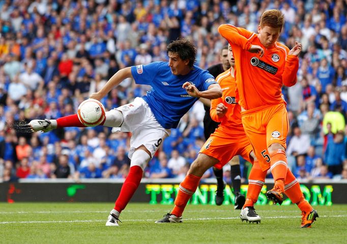 Zápas 2. kola čtvrté skotské ligy mezi Glasgow Rangers a East Stirlingshire