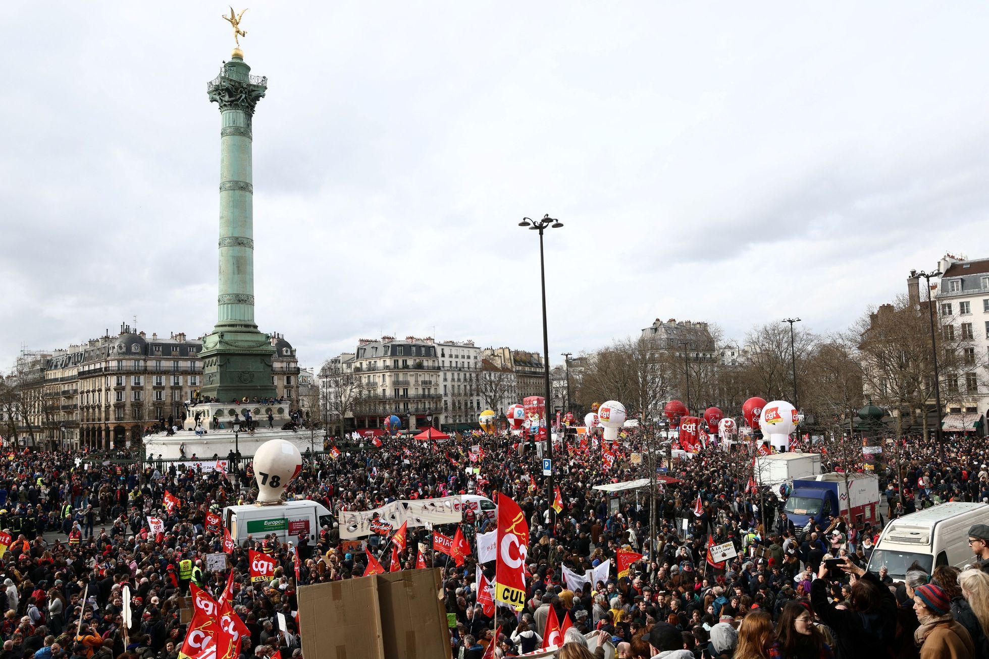 Francie, důchodová reforma, protest.