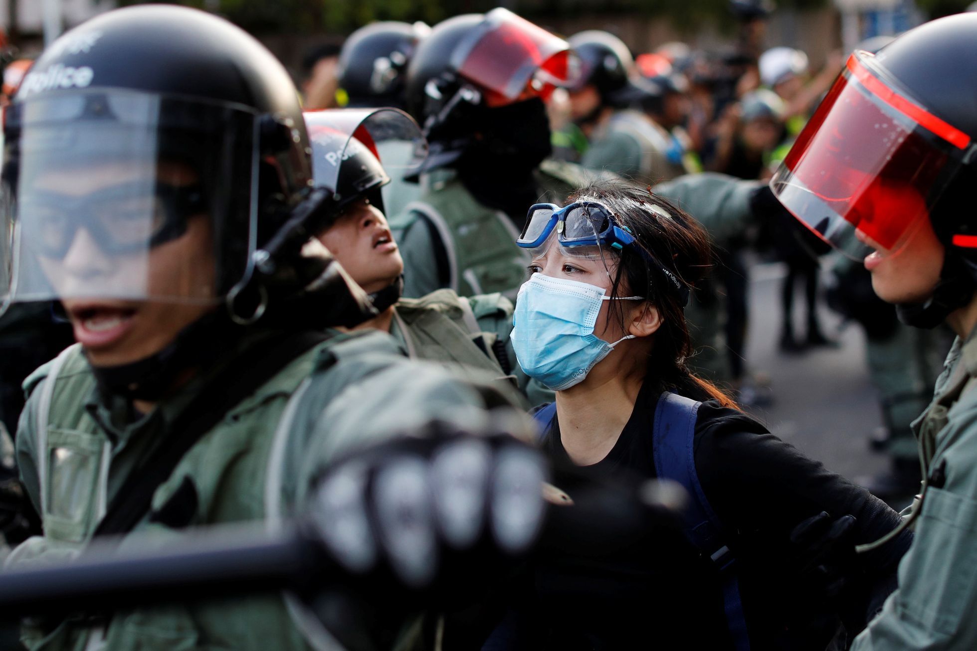Demonstrace v Hongkongu, 21. a 22. 9. 2019