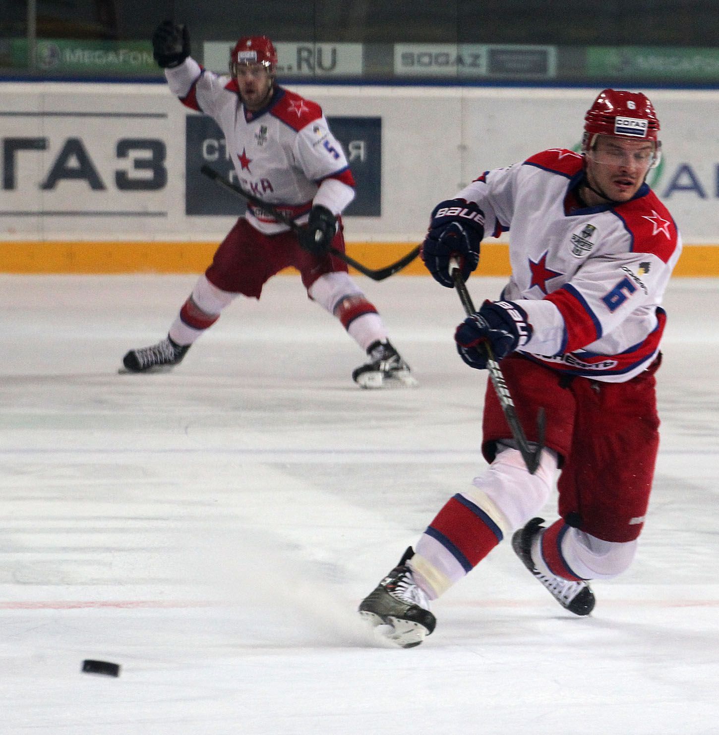 Hokej, KHL, Lev Praha - CSKA Moskva: Denis Denisov (6)