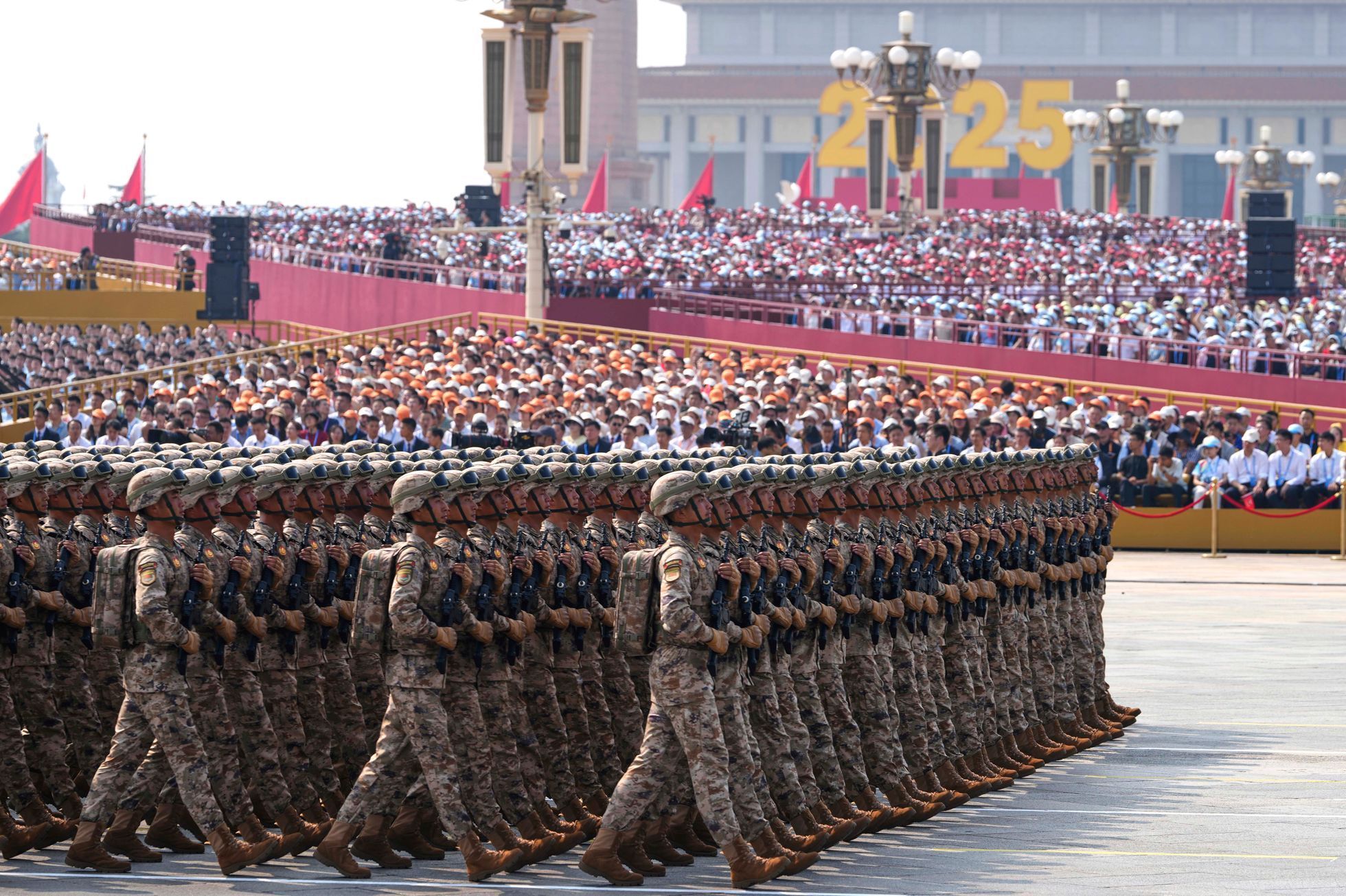 Čína, vojenská přehlídka, Peking. 80. let, 2. světová válka, Putin, Xi, Kim