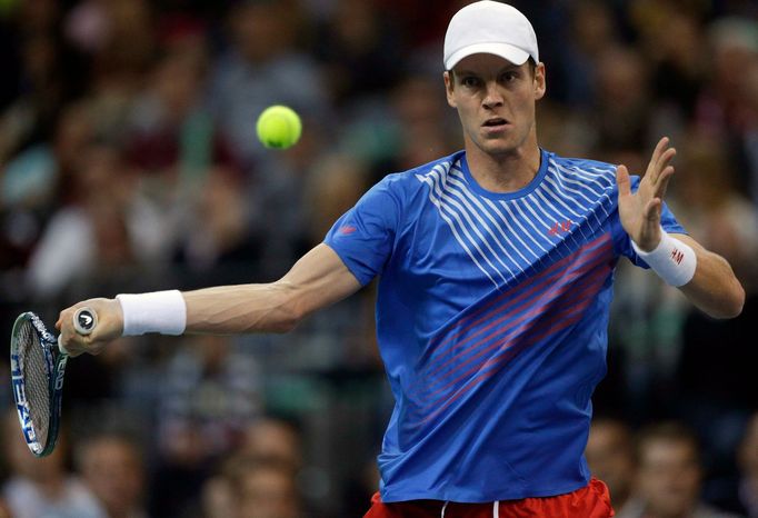 Davis Cup, finále Srbsko-ČR: Tomáš Berdych