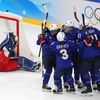 Američanky slaví třetí gól ve čtvrtfinále ZOH 2022 v Pekingu Česko - USA