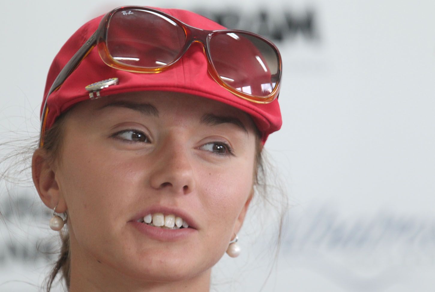 Česká golfistka Klára Spilková v 1. kole Prague Golf Masters