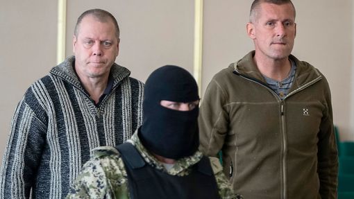 Zadržovaní členové pozorovatelské mise OBSE na Ukrajině.