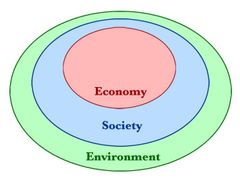 Myšlenka trvalé udržitelnosti v grafu