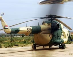 Vrtulník Mi-17 v Dárfúru