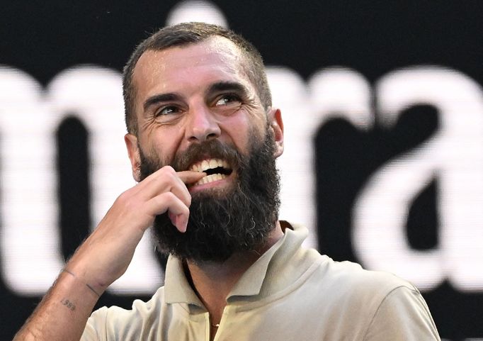 Australian Open 2022: Benoit Paire v utkání třetího kola.