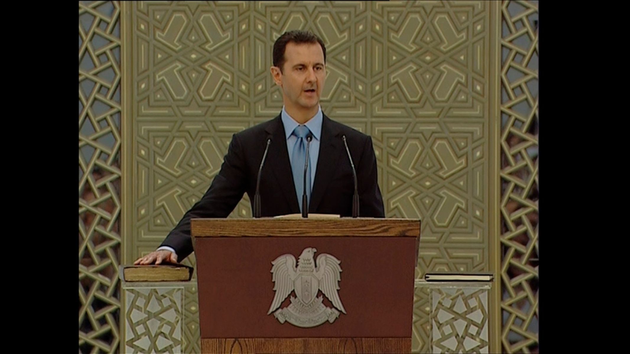 Sýrie - Bašár Asad - přísaha