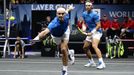 Roger Federer a Rafael Nadal na Laver Cupu 2017