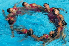 Ladnost a krása synchronizovaného plavání