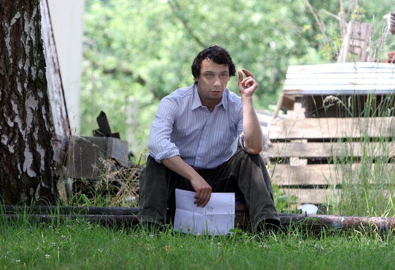 Pavel Liška se učí text