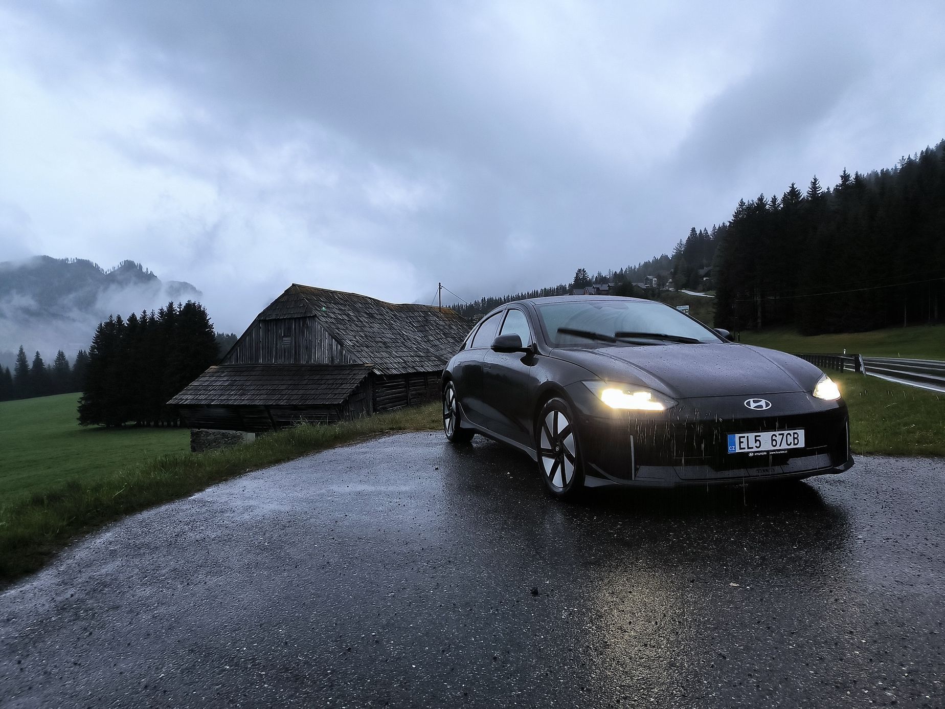 Hyundai Ioniq 6 Chorvatský test spotřeby