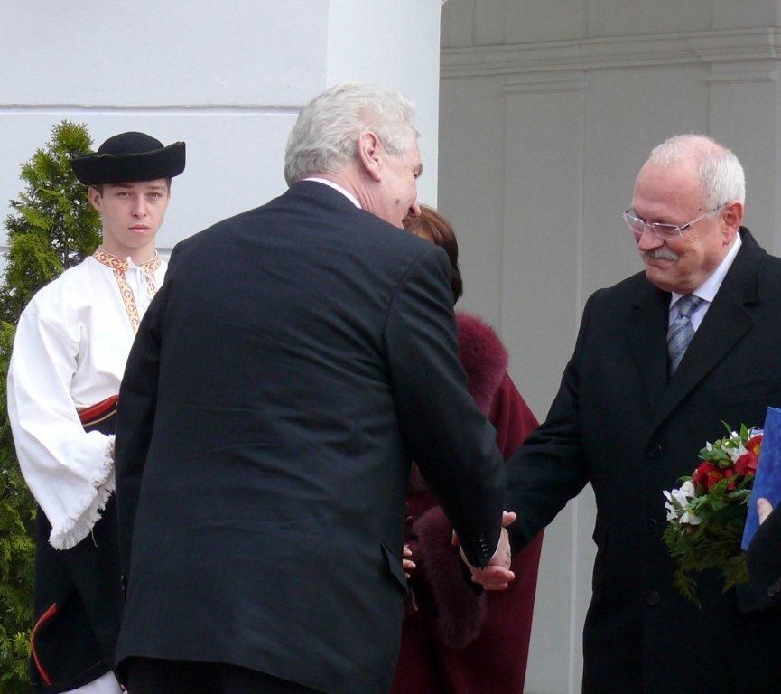 Zeman na návštěvě Slovenska