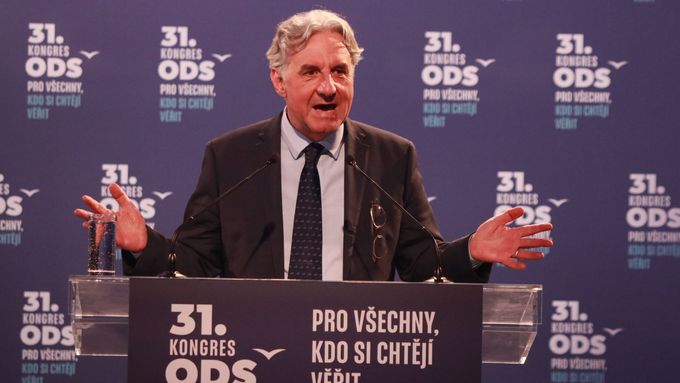 Končící europoslanec Jan Zahradil se loučil na kongresu ODS v Ostravě.