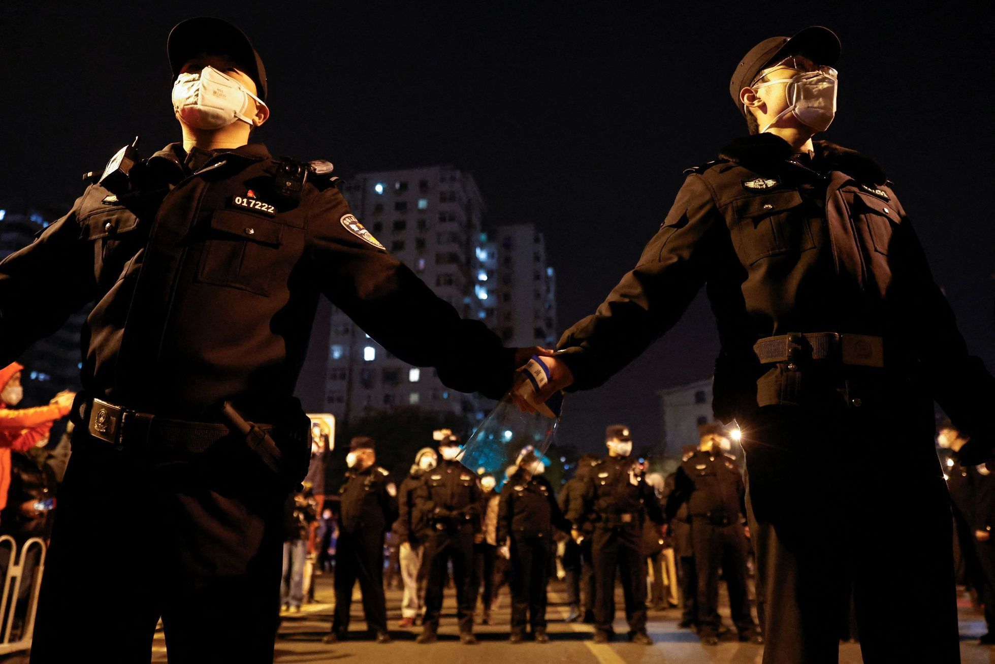 čína covid lockdown protest