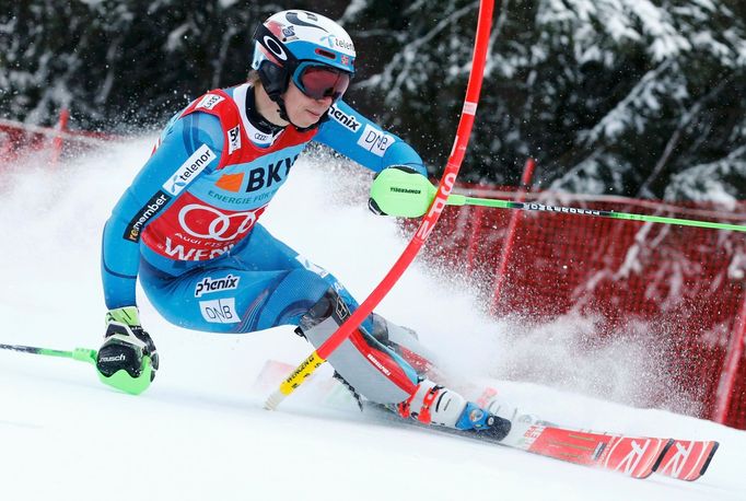 Henrik Kristoffersen ve slalomu ve Wengenu 2017