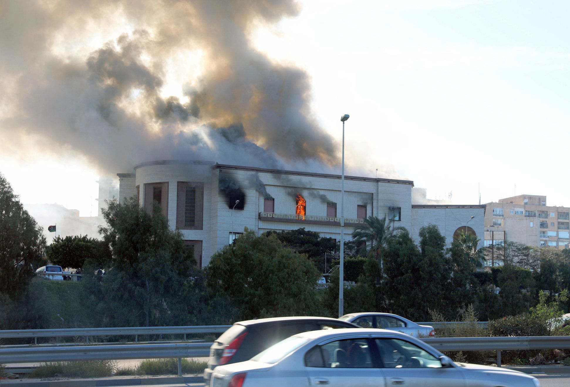 Útok na ministerstvo zahraničí v Tripolisu