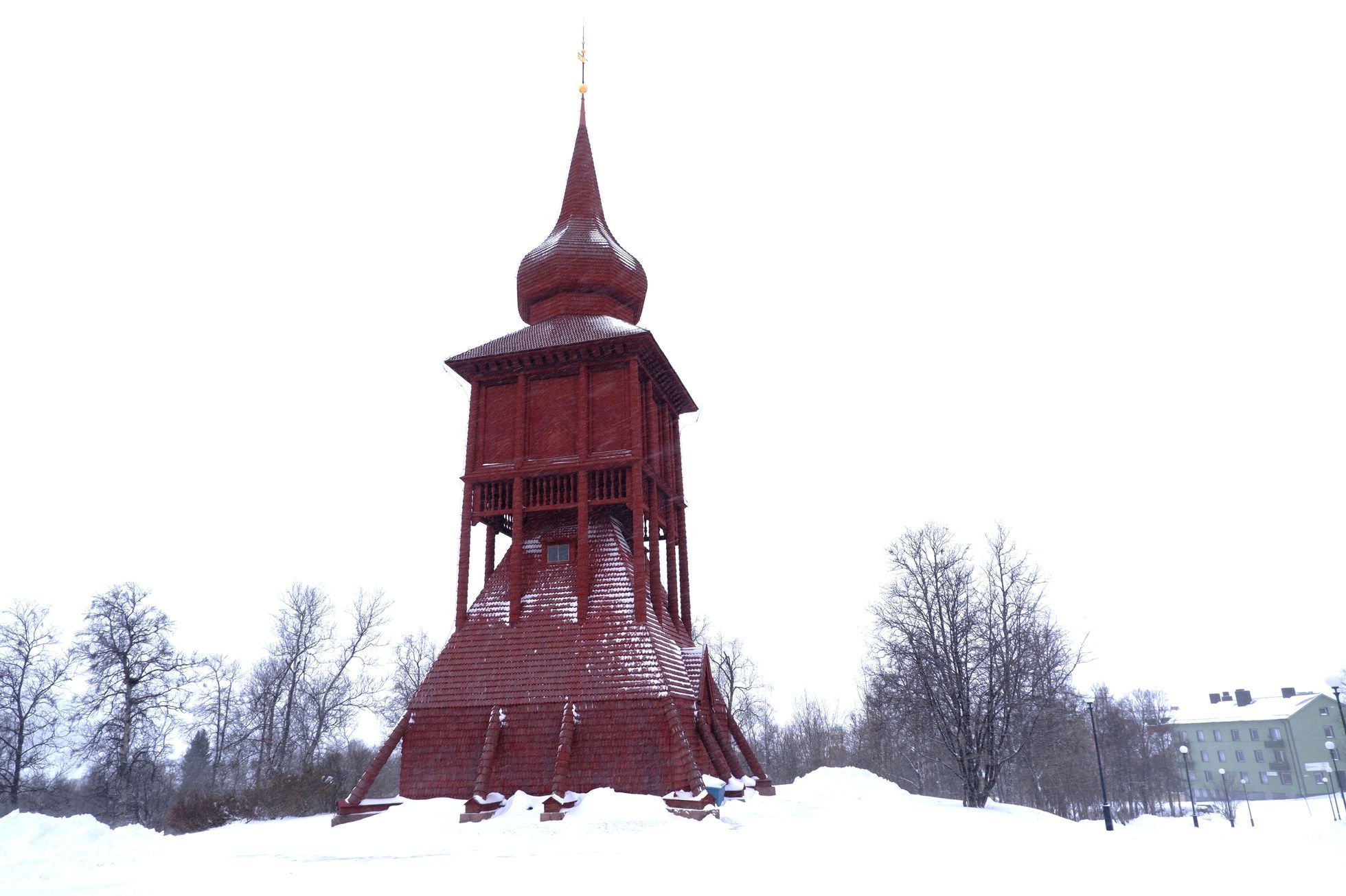 Kiruna Švédsko město důl