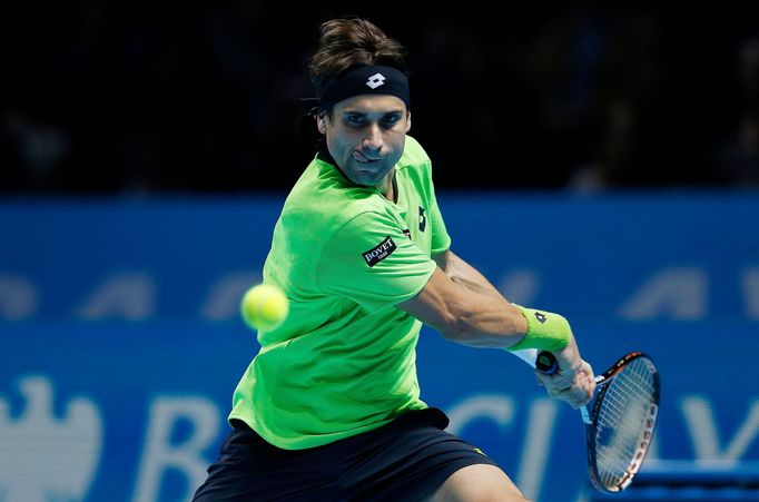 David Ferrer na Turnaji mistrů 2013