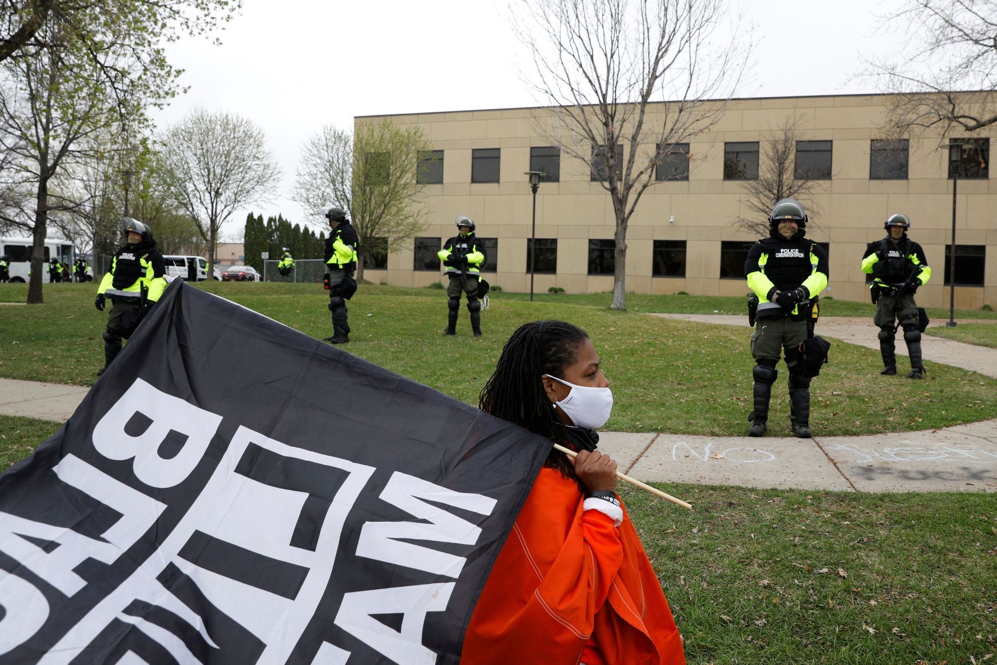 Daunte Wright minneapolis minnestona usa policejní násilí protest