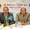 FK Viktoria Žižkov: sportovní ředitel Milan Lešický (vlevo) a prezident klubu Luděk Vinš