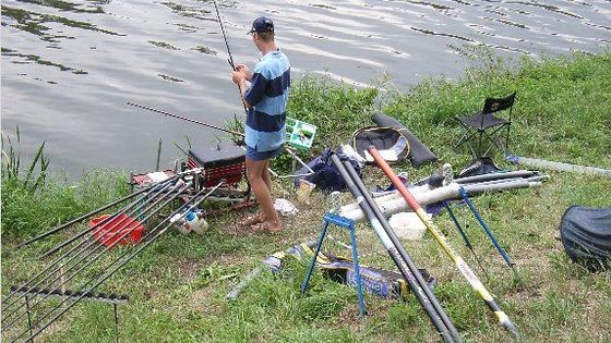 MS v lovu ryb udicí na plavanou