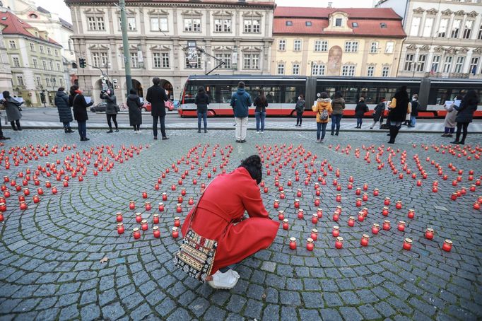 Tichý protest proti válce v Arménii a uctění památky jejích obětí.