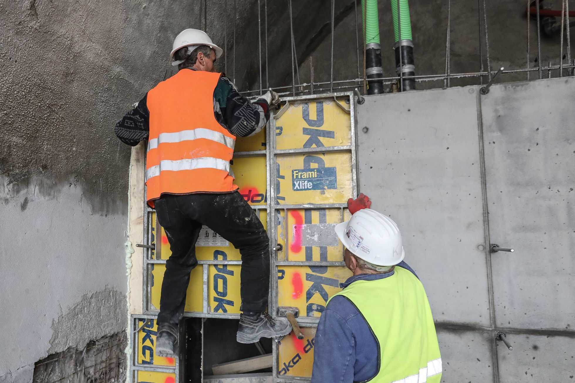 Kobky - Náplavka Rašínovo nábřeží v Praze - rekonstrukce, duben 2019