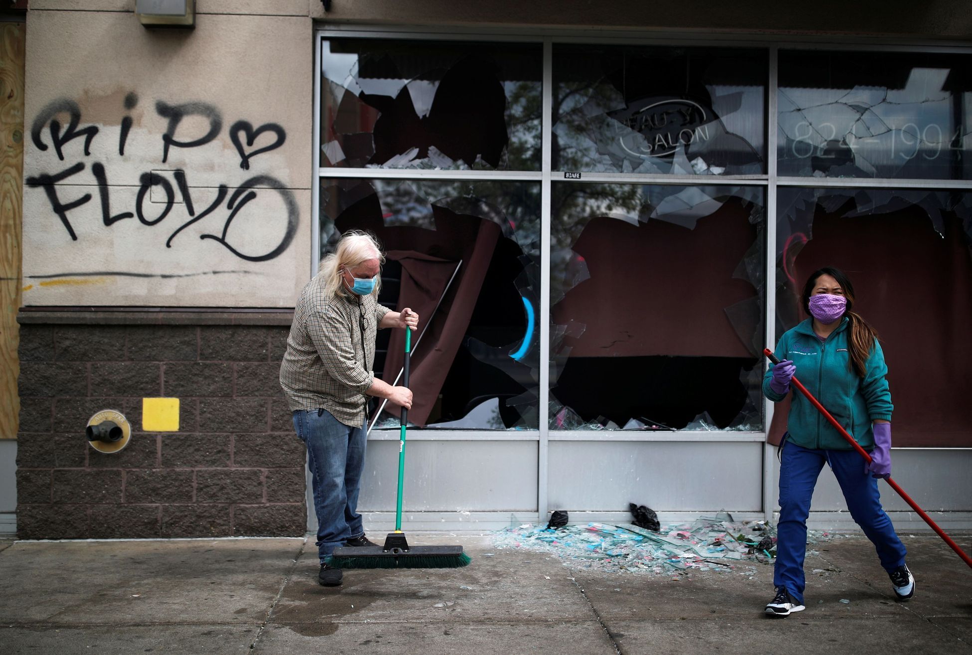 Minneapolis demonstrace protesty George Floyd