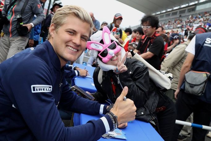 VC Japonska 2017: fanoušci - Marcus Ericsson